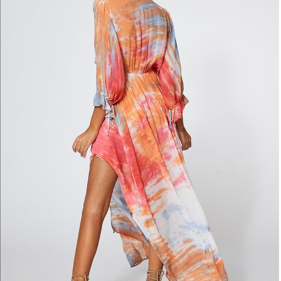 Young fabulous and broke tie dye dress - Picture 2 of 7